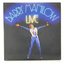 Barry Manilow Signed Autograph Album Vinyl Record - Live with Beckett COA Barry Manilow Signed Autograph Album Vinyl Record - Live with Beckett COA