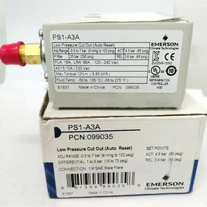 NEW EMERSON PS1-A3A Pressure Switch PS1A3A - Picture 1 of 3