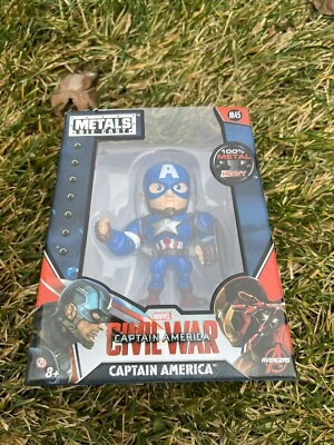 Marvel Capitán América: Civil War Metals Die Cast Capitán América M45 4 pulgadas Foto 1 de 4
