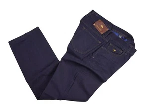NEW STEFANO RICCI Luxury Jeans LOGO Cotton Size 34 Us 50 Eu (JC279) - Picture 1 of 3