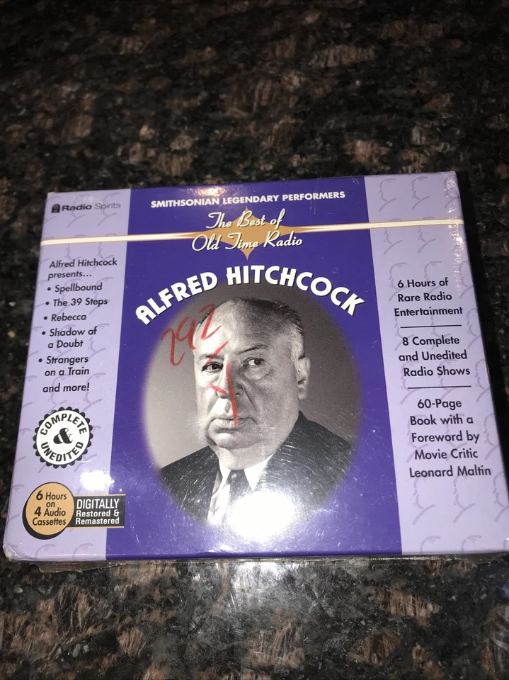 Alfred Hitchcock Smithsonian Legendary Performers Old Time Radio Cassette Set - Image 1 of 3