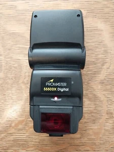 Promaster 5550DX Digital Shoe Mount Flash for Minolta ,Sony Alpha SLR Cameras - Picture 1 of 4