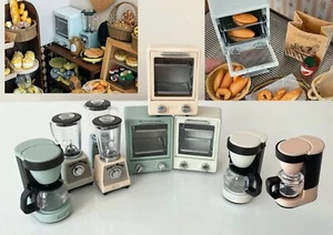 1:6 miniature dollhouse bakery oven coffee maker juicer doll cafe shop props - Picture 1 of 13