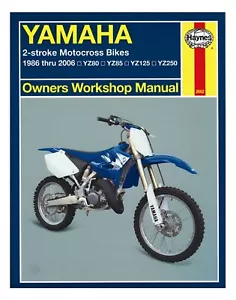 Haynes Repair/Service Manual '86-06 Yamaha YZ80/YZ85/YZ125/YZ250 (M2662) - Foto 1 di 1
