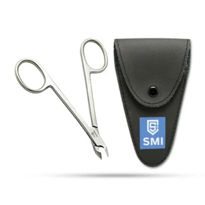 SMI - Nagelhautzange Hautzange Nagelhautschere Hautschere Edelstahl mit Etui - Bild 1 von 8