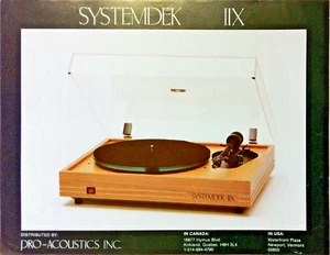 Vintage SYSTEMDEK IIX Sales Brochure Specifications Sheet Printed in Canada - Picture 1 of 2