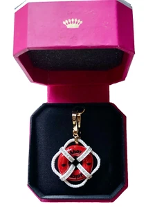NWT JUICY COUTURE Life Preserver Ahoy Bracelet Bag Charm Nautical Cruise Crystal - Picture 1 of 6