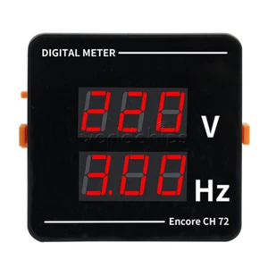 AC50-500V Voltage Frequency Meter Digital LED Display Voltage Tester 10.0-99.9Hz - Picture 1 of 5