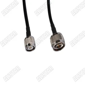 N Male to TNC Male Pigtail Coaxial Cable KSR195 50cm For WIFI Network - Picture 1 of 3