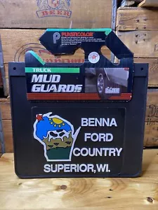 Plasticolor Truck Benna Ford Country, Superior, WI Splash Guards Mud Flaps NOS - Picture 1 of 16