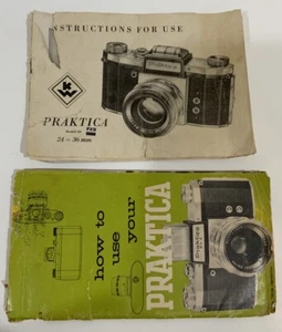 Vtg Instructions For Use & How To Use Your Praktica Fx3 Booklet Pamphlet Manual - Picture 1 of 8