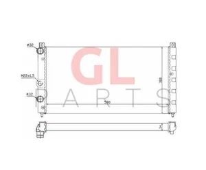 Radiator Engine Water Cooling FOR VW CADDY 1995-2004 1.6/1.9D Manual - Picture 1 of 1