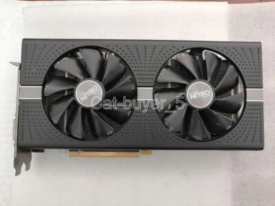 SAPPHIRE NITRO AMD Radeon RX590 8GB 2304SP GDDR5 Graphics Video Card DP HDMI - Image 1 of 4
