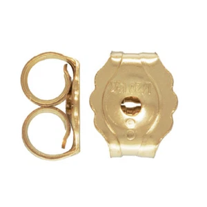 10 Paar 14K Gold gefüllte Ohrring-Verschlüsse, Bulk-Ohrmutter für Schmuck - Bild 1 von 1