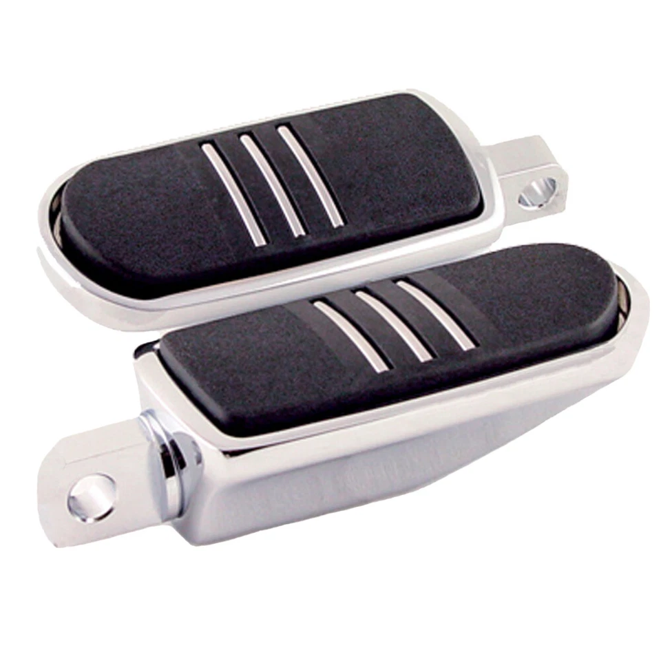 Juego de estriberas cromadas estilo StreamLiner Harley-Davidson FLH Touring FLST Softails Foto 1 de 1