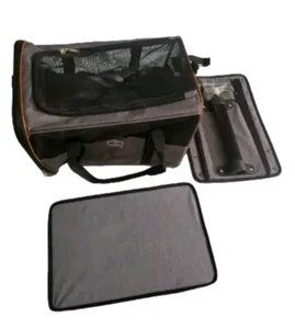 Lekebaby designer pet carrier for small dog /cat grey - Picture 1 of 2