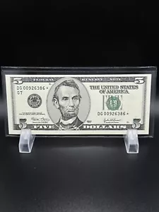 2003-$5 Dollars STAR NOTE uncirculated .RARE. - Picture 1 of 4