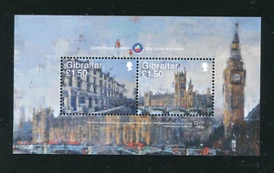 Gibraltar B1 Calpe House, London Semi Postal Stamp Sheet MNH 2018 - Picture 1 of 4