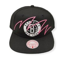 Mitchell & Ness Brooklyn Nets Shark Bite Adjustable Snapback Hat Cap