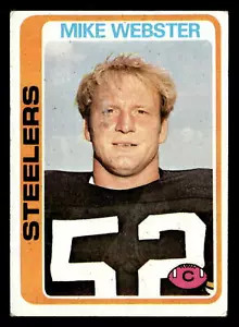 1978 Topps Mike Webster #351 VG-EX Pittsburgh Steelers - Foto 1 di 2