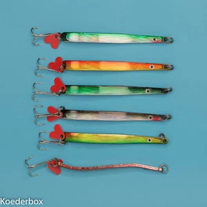 5 Stück Meerforellenblinker, Küstenblinker, Blinker, im Set ca. 28 g S Bogen - Bild 1 von 1