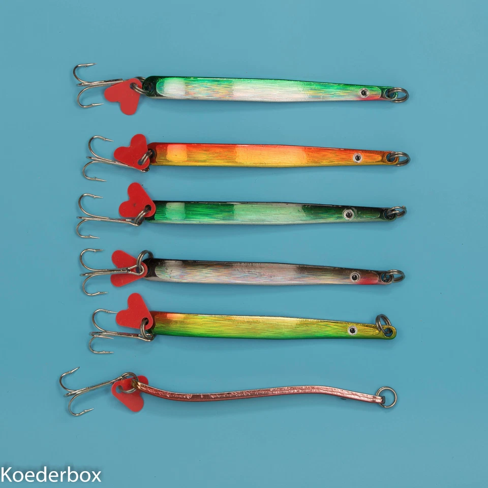 5 Stück Meerforellenblinker, Küstenblinker, Blinker, im Set ca. 28 g S Bogen - Bild 1 von 1