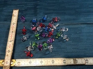 25 Piece Pacifiers Mini Baby Shower Acrylic Party Favors - Picture 1 of 1