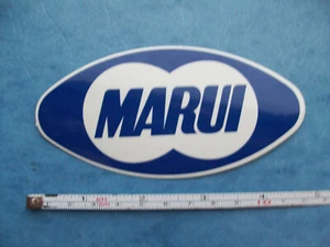 VINTAGE MARUI RARE DEALER STICKER SMALL NIP - Picture 1 of 1