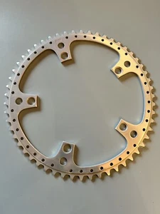 54 Tooth Sugino Super Mighty Drillium Road Chainring 144 mm 5 Bolt 92 g New Rare - Picture 1 of 3