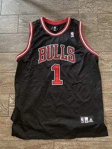 Chicago Bulls Derrick Rose Authentic Adidas Alternate Jersey Size 52 - Picture 1 of 2