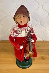 Byers Choice LTD The Carolers 2011 Beautiful Music Girl with Violin Christmas - Picture 1 of 17
