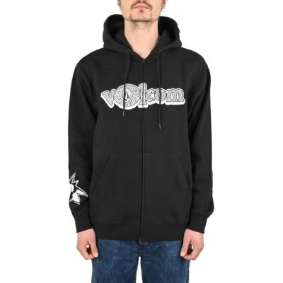Sudadera Con Cremallera Volcom - Negra - Imagen 1 de 4