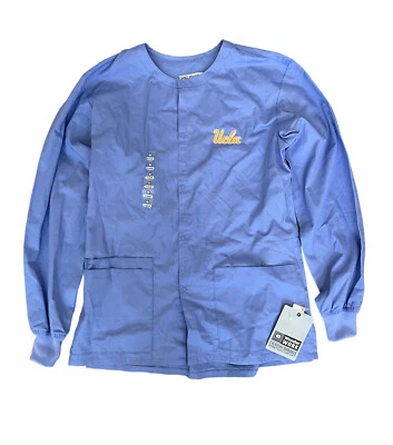 UCLA Bruins Wonder Wink Work Scrubs Snap Up Top Manga Longa Tamanho XS X-Pequeno Novo com etiquetas - Imagem 1 de 4