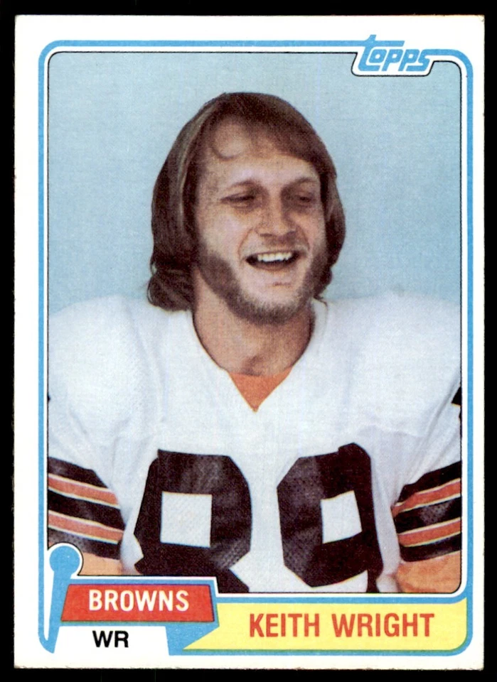 1981 TOPPS KEITH WRIGHT. CLEVELAND BROWNS #478 - Image 1 of 2