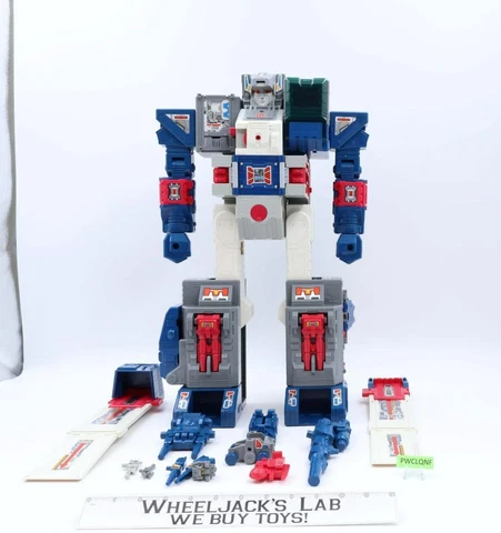 Fortress Maximus Headmaster 100% Complete NEAR MINT 1987 Vintage G1 Transformers Cover
