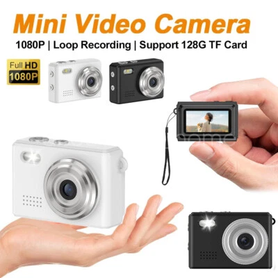 Mini Camera 1080P Video Recorder Camcorder Pocket Sports DV Support 64GB TF Card - Image 1 of 4