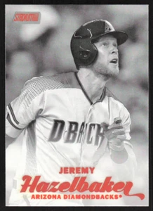 2017 Stadium Club Black and White Orange Foil #272 Jeremy Hazelbaker! *PWE* - Picture 1 of 2