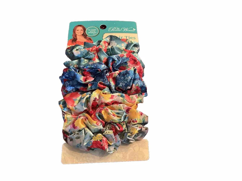 Pack de 8 Corbatas para el Cabello Mujer Pioneer Diseño Floral Vintage Accesorios Scrunchie Foto 1 de 1