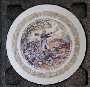 Limoges Plate Lafayette Legacy Collection 4 Series The Marquis De Lafayette