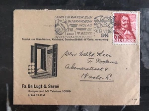 1944 Harleem Netherlands Commercial Cover safe boxes Construcción Company - Picture 1 of 2