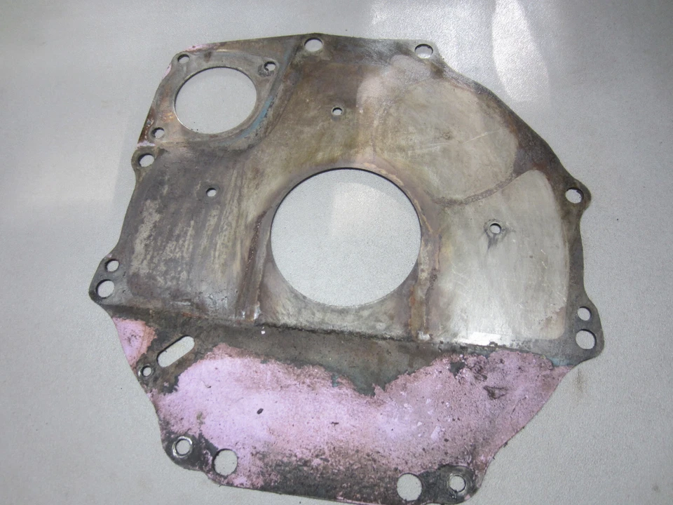 Platte Adapterplatte Motor Getriebe Ford Traktor 2000 3000 Aufnahme Schlepper - Bild 1 von 1