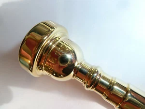 Mundstück für Trompete Trumpet Mouspiece Fabr. A&S Modell 7 EW gold plate - Bild 1 von 6