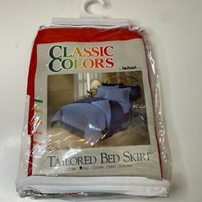 Classic Colors Jerart Inc Tailored Bed Skirt Size Full Color Red cotton poly