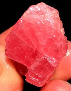 ¡¡¡Gema de 100 quilates!!! Espécimen de cristal de rodocrosita rojo transparente natural ip1020 - Imagen 1 de 12