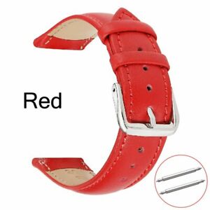 10-24mm 22mm Cowhide Genuine Leather Band for Amazfit Samsung Galaxy Watch Strap