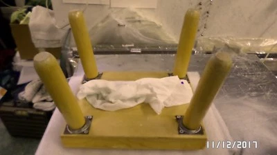 2616M De Colección 7.5" Patas de Taburete (4) Arce Sólido 1.5" Diamante Montaje Inclinado con Placas de Montaje Foto 1 de 4