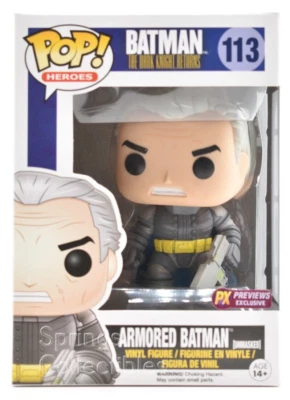 Funko Pop! Heroes - Dark Knight Returns - Batman blindado (sin máscara) # 113 PX Foto 1 de 4