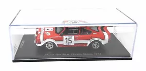 Fox18 1/43 Skoda 180 RS no 15 Rallye 1974 modelo de coche Srnsky Syrovatko resina - Imagen 1 de 3