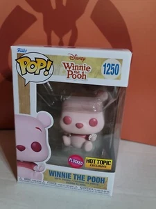 Disney #1250 Funko POP! Winnie The Pooh *Flocked* (Hot Topic) - Picture 1 of 6