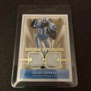 2007 SP Rookie Threads Julius Peppers Double Coverage Dual Patch DC-JP - Picture 1 of 2